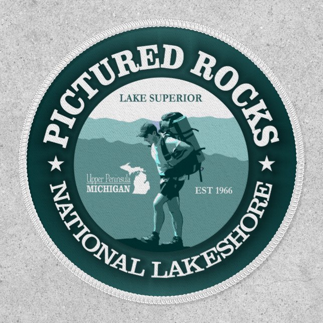 Pictured Rocks NP  Patch (Front)