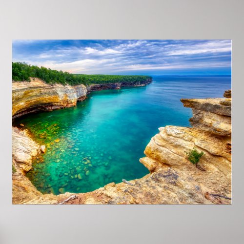 Pictured Rocks Vista Photo Print