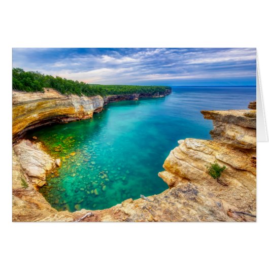 Pictured Rocks Vista Photo Print Cards (Front Horizontal)
