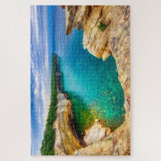 Pictured Rocks Vista Photo Print Jigsaw Puzzle