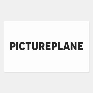 PICTUREPLANE - LOGO RECTANGULAR STICKER