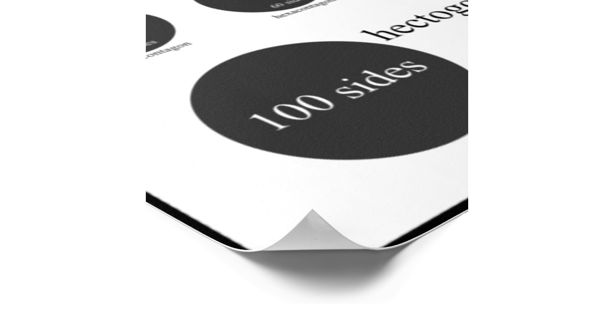 Pictures And Names Of Polygons Posters Zazzle Pictures And Names Of Polygons Posters Zazzle