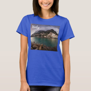 Picturesque Amalfi Coast, Italy Seaside Town T-Shirt