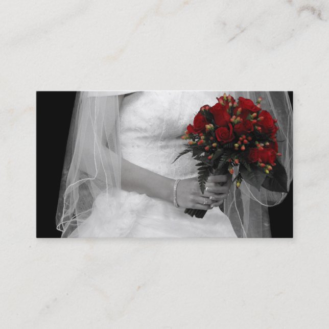 Picturesque Bride Business Card (Front)
