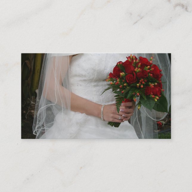 Picturesque Bride Business Card (Front)