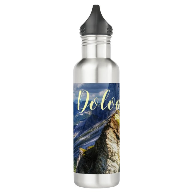 Picturesque Dolomites South Tyrol Italy Stainless Steel Water Bottle (Left)