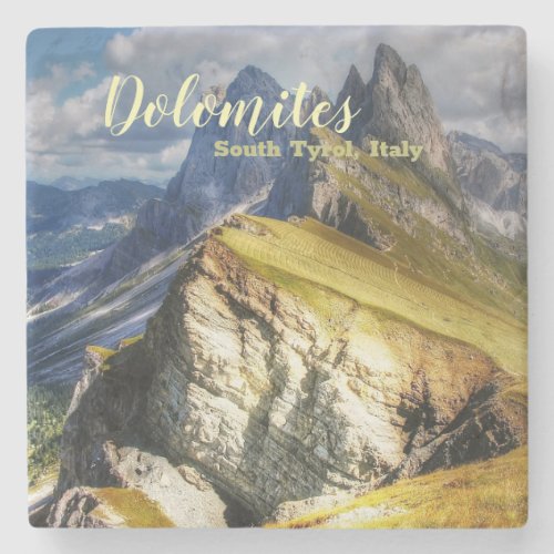 Picturesque Dolomites South Tyrol Italy Stone Coaster