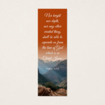 Picturesque Elegant Spiritual Bible Verse Bookmark