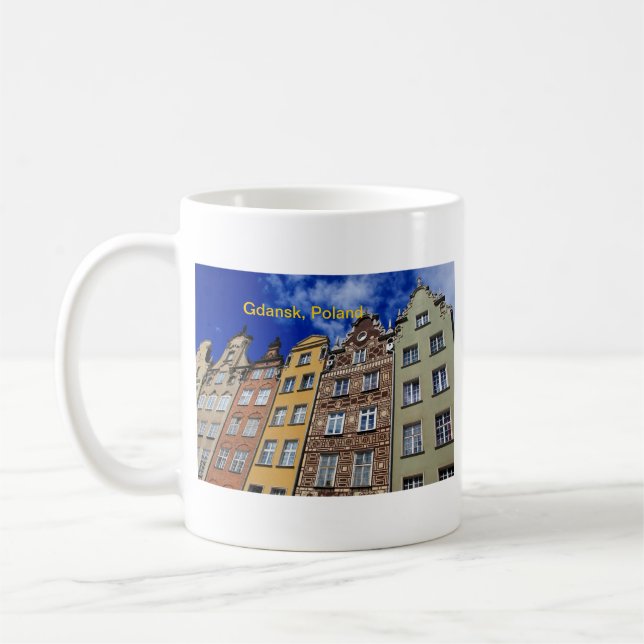 Picturesque Gdansk, Poland Coffee Mug (Left)