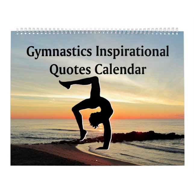 PICTURESQUE GYMNASTICS QUOTE CALENDAR (Cover)