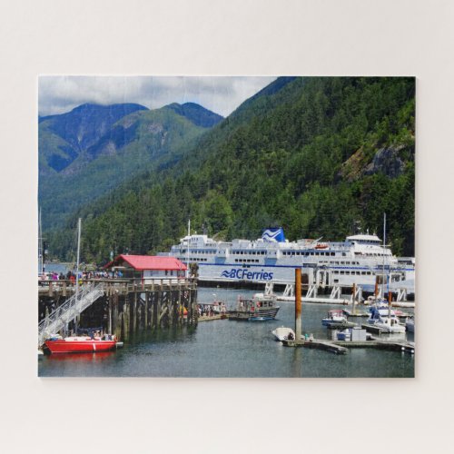Picturesque Horseshoe Bay in British Columbia Jigsaw Puzzle