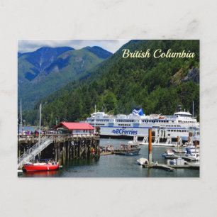 Picturesque Horseshoe Bay in British Columbia Postcard