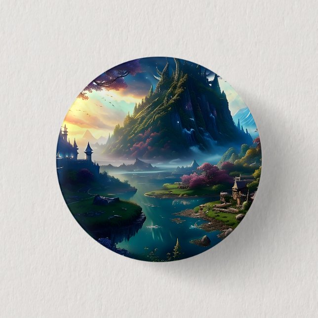 Picturesque Landscape Four Button (Front)