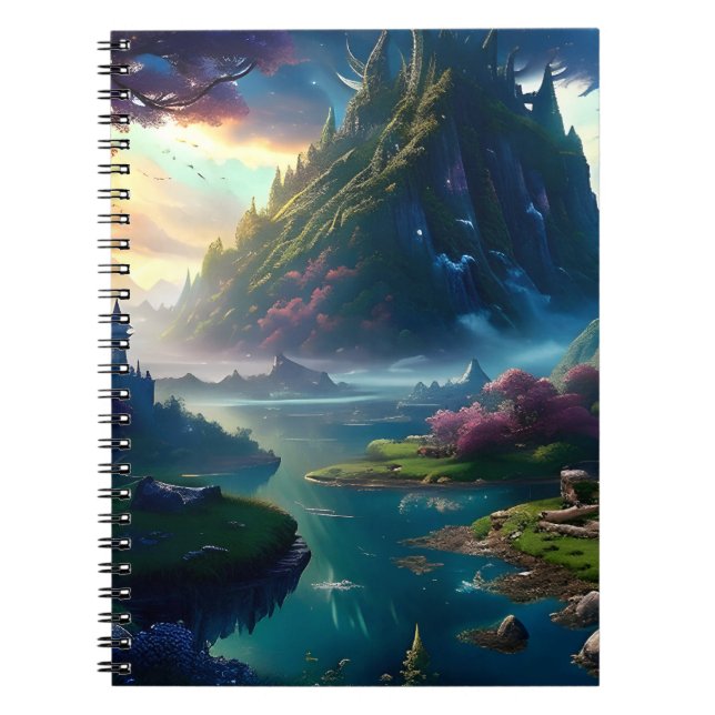 Picturesque Landscape Four Notebook (Front)