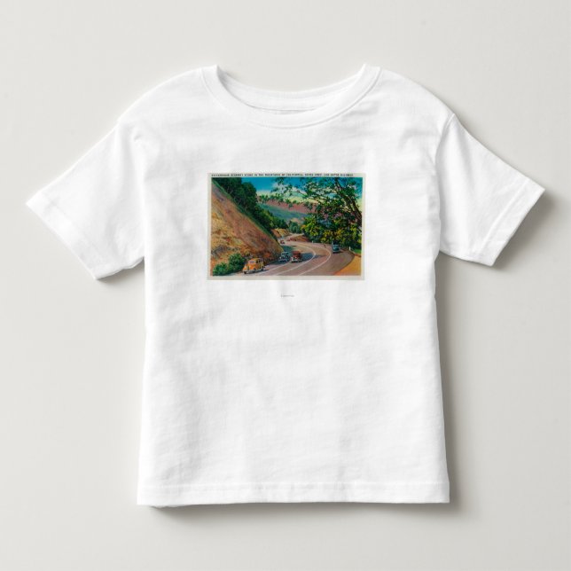 Picturesque Los Gatos Highway near Santa Cruz Toddler T-shirt (Front)