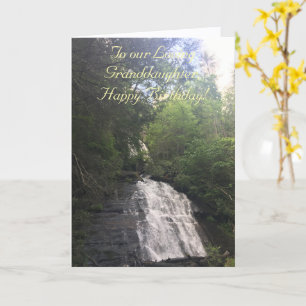 Picturesque, Loving Granddaughter, Birthday card