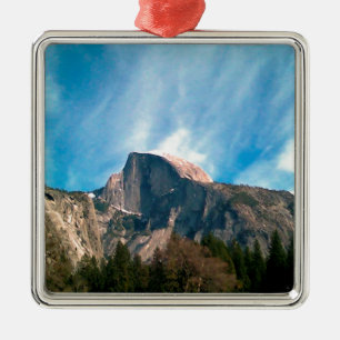 Picturesque Mountains Metal Ornament