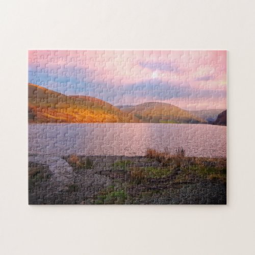 Picturesque photo St Marys Loch Scotland Jigsaw Puzzle