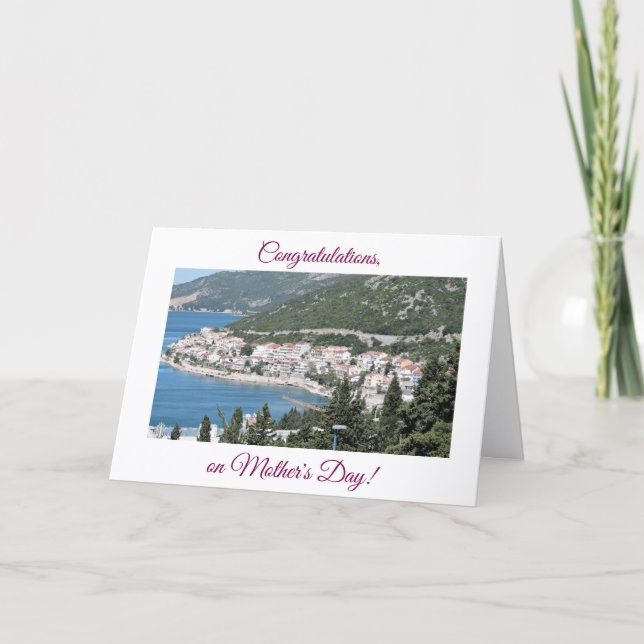 Picturesque Scenery, Mother's Day Card (Front)