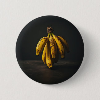 Picturesque Standing Bananas Button