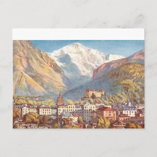 Picturesque Switzerland Scene Postcard