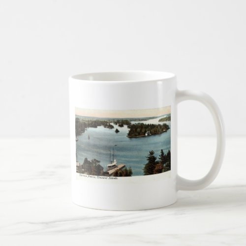 Picturesque Thousand Islands NY 1907 Vintage Coffee Mug