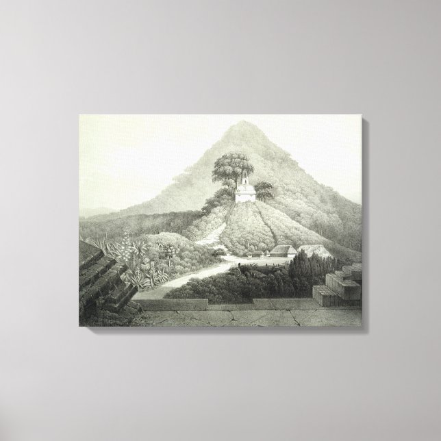 Picturesque view at the Temple of the Cross, Palen Canvas Print (Front)