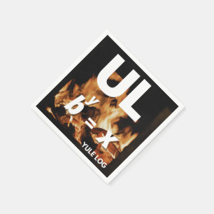 Picturing Christmas - Yule Log Napkins