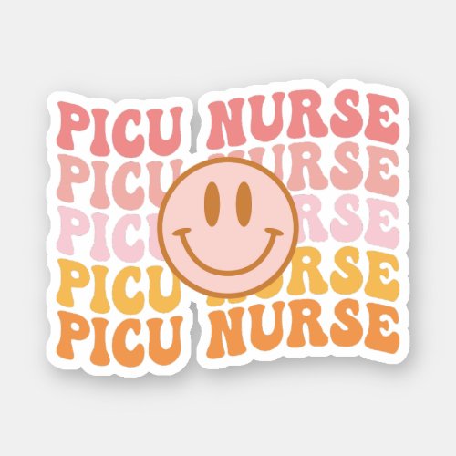 PICU Nurse Pediatric Intensive Care Unit Nursing Sticker