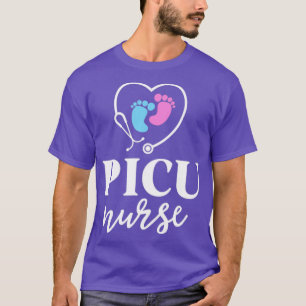 PICU Nurse Shirt Pediatric Nurse Gifts Nursing Gra