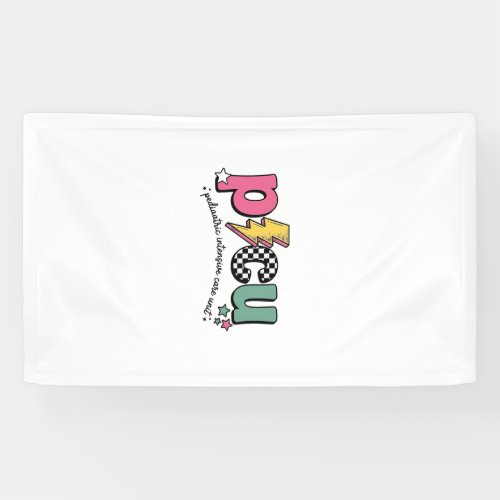 PICU Pediatric Intensive Care Unit Nurse Shirt_1 Banner