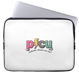PICU Pediatric Intensive Care Unit Nurse Shirt_1 Laptop Sleeve