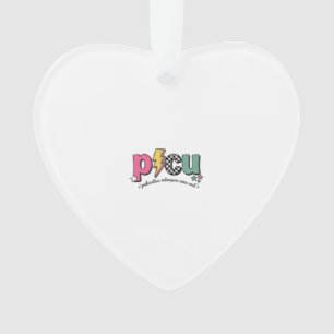 PICU Pediatric Intensive Care Unit Nurse Shirt_1 Ornament