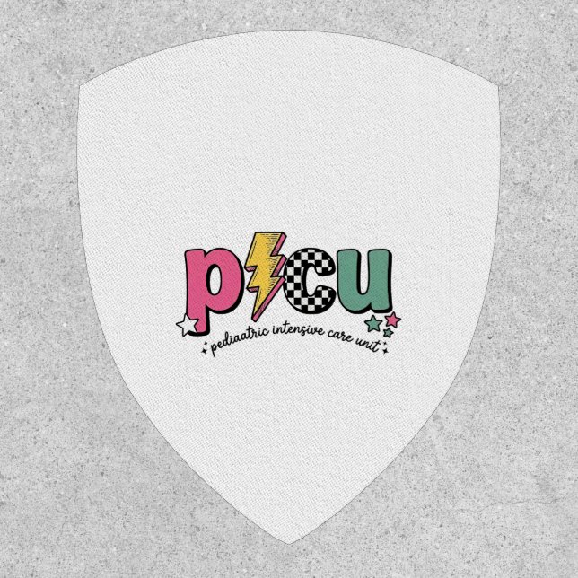 PICU Pediatric Intensive Care Unit Nurse Shirt_1 Patch (Front)