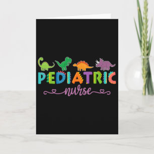 Picu Pediatric Nurse Dinosaurs Peds Nurse  Card