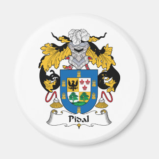 Pidal Family Crest Magnet