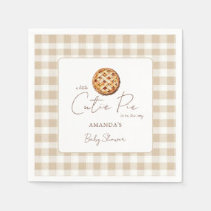 Pie Baby Shower Gender Neutral  Napkins