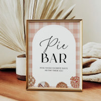Pie Bar Gingham Cutie Pie Themed Party