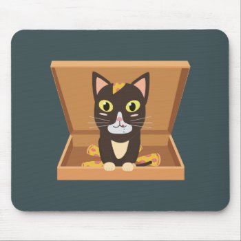 Pie Boxed Cat Mouse Pad by i_love_cotton at Zazzle