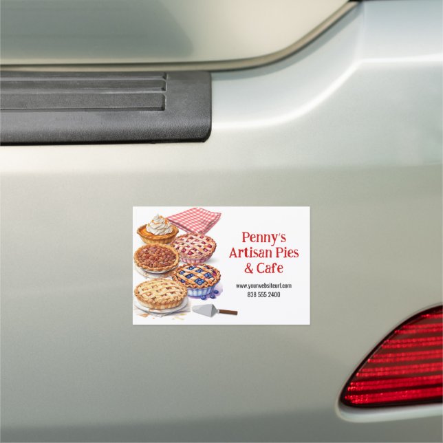 Pie Business or Shoppe Car Magnet (In Situ)