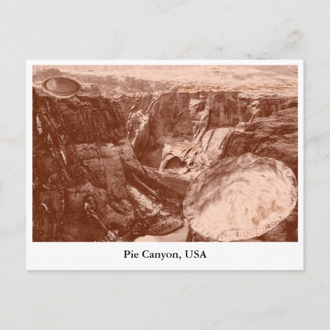 Pie Canyon postcard (Front)