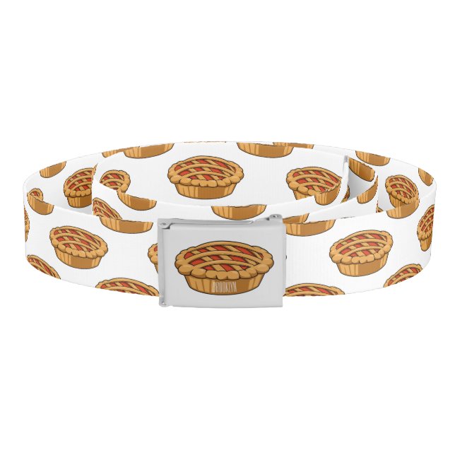 Pie cartoon illustration belt (Coil)