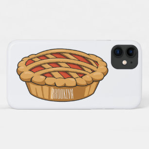 Pie cartoon illustration iPhone 11 case