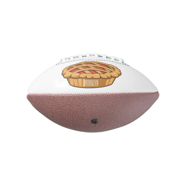 Pie cartoon illustration  football (Rotated 270)