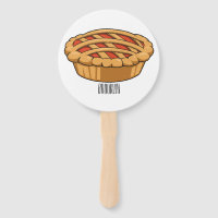Pie cartoon illustration