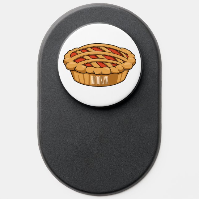 Pie cartoon illustration  PopSocket (Popsocket)