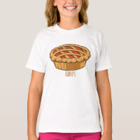 Pie cartoon illustration