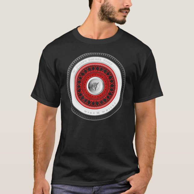 Pie Crust Spoked Wire Wheel T-Shirt (Front)