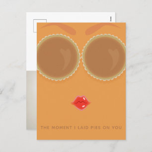 Pie Eyes Photo Thanksgiving Postcard