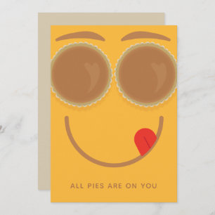 Pie Eyes Thanksgiving Card